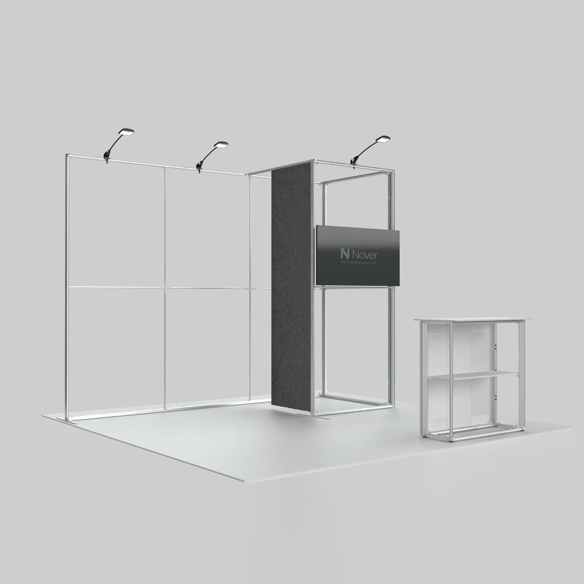 10ft Trade Show Booth with Closet — QSEG 40 Kit 103