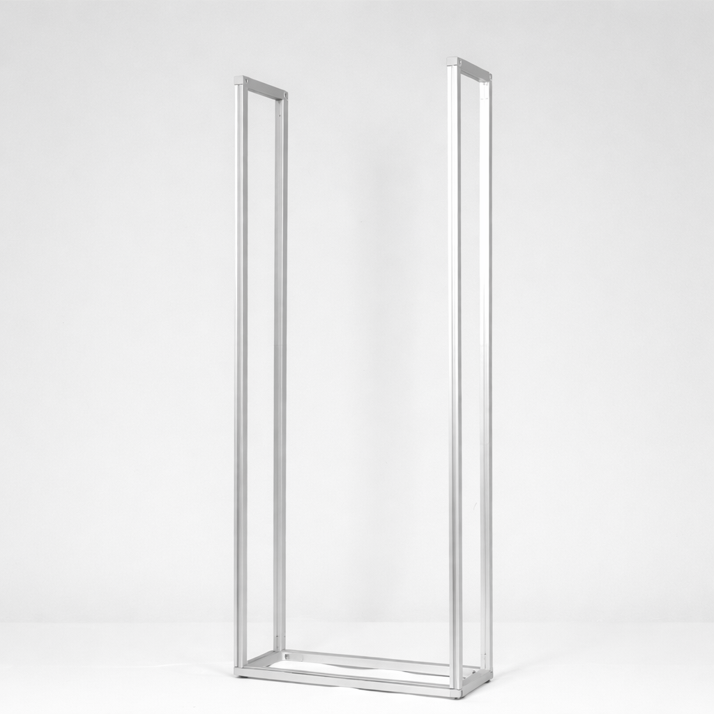 Precision-fit aluminum connector for Modular Rack vertical extension
