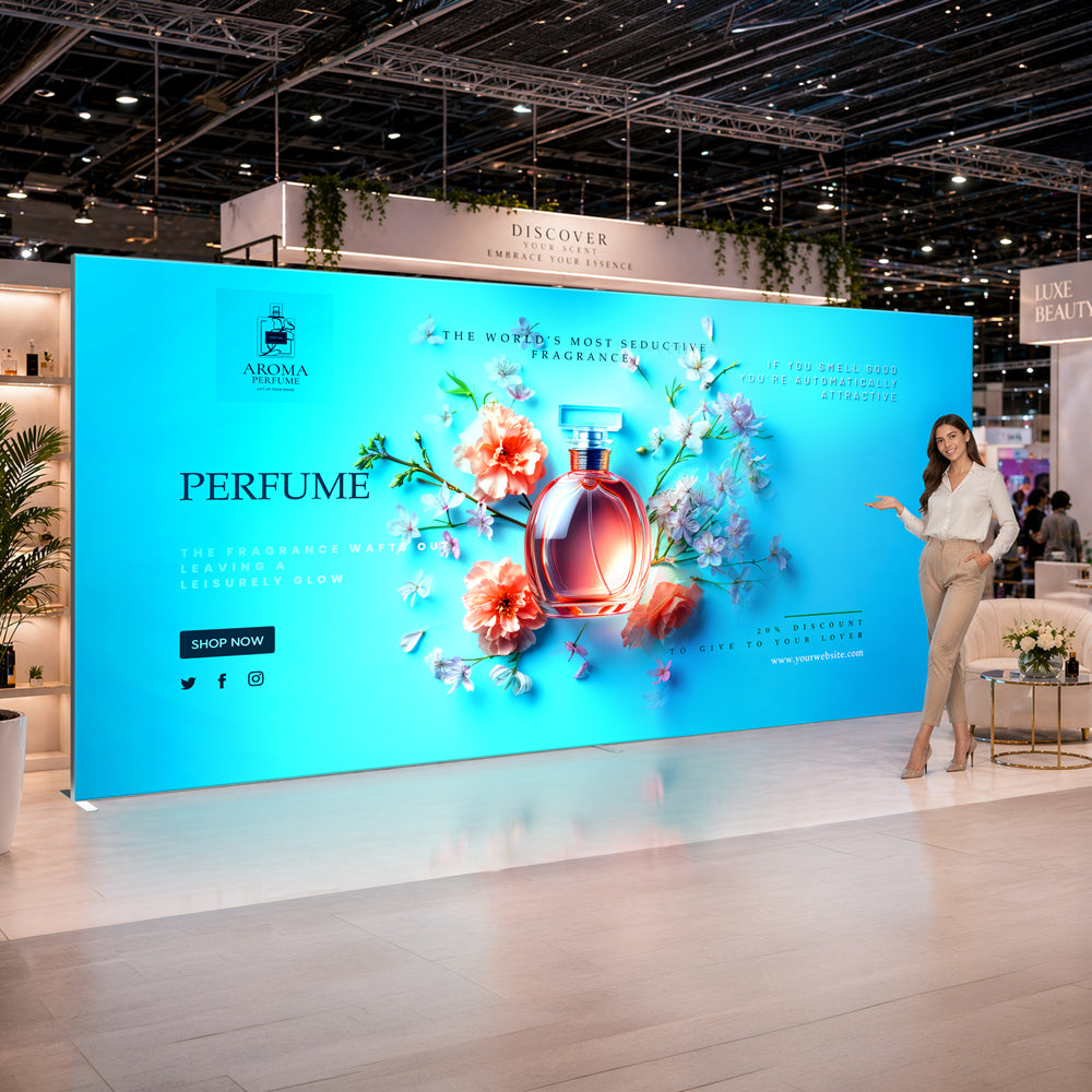 20ft Qseg 60 Single-Sided Light Box Backdrop