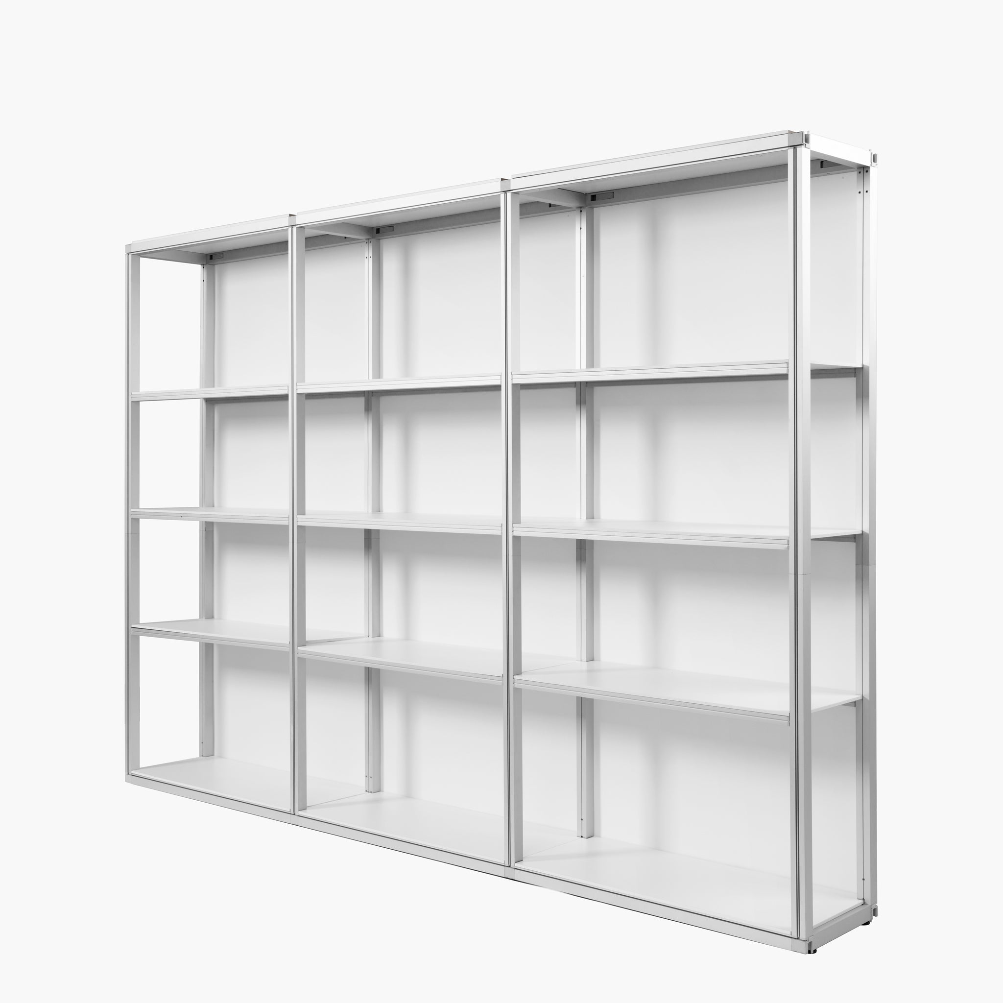 Modular Rack - 3 Section - 5 Tier Frame with Panels