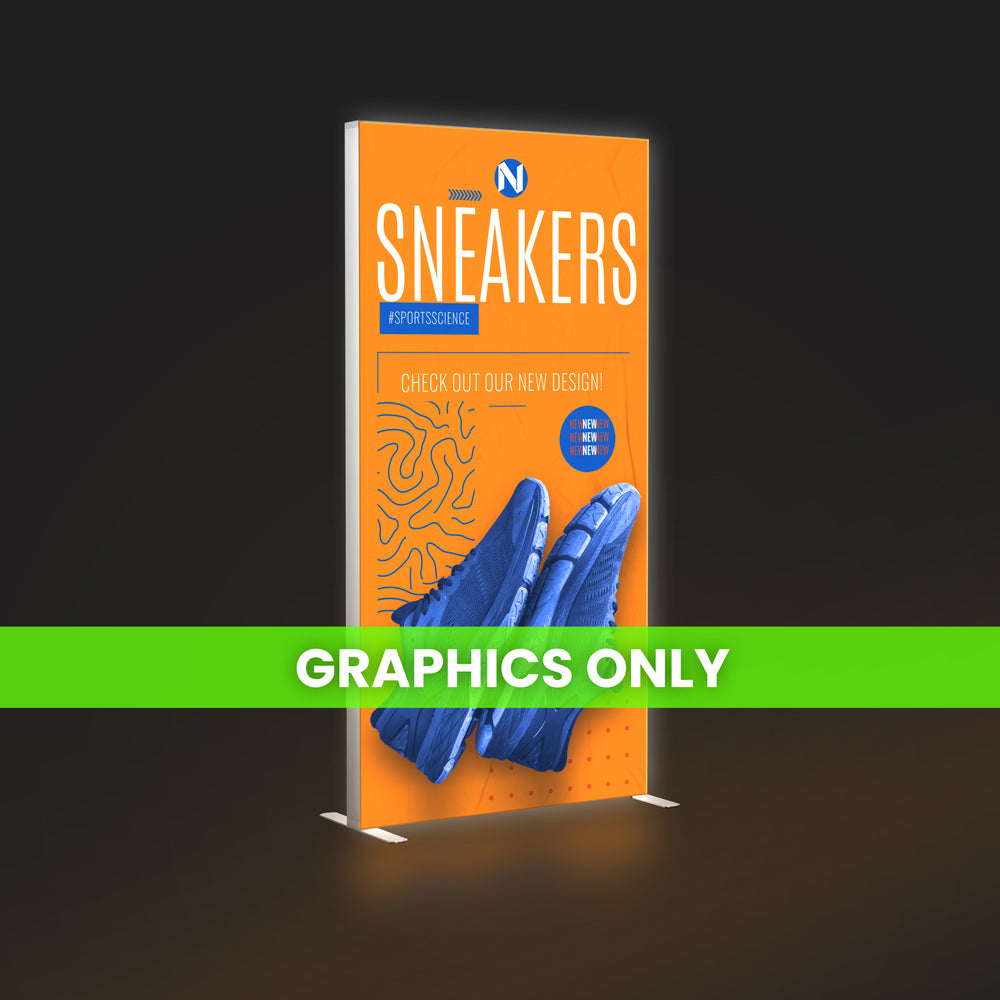 Replacement Graphics for Qseg 80 Double-Sided Light Box