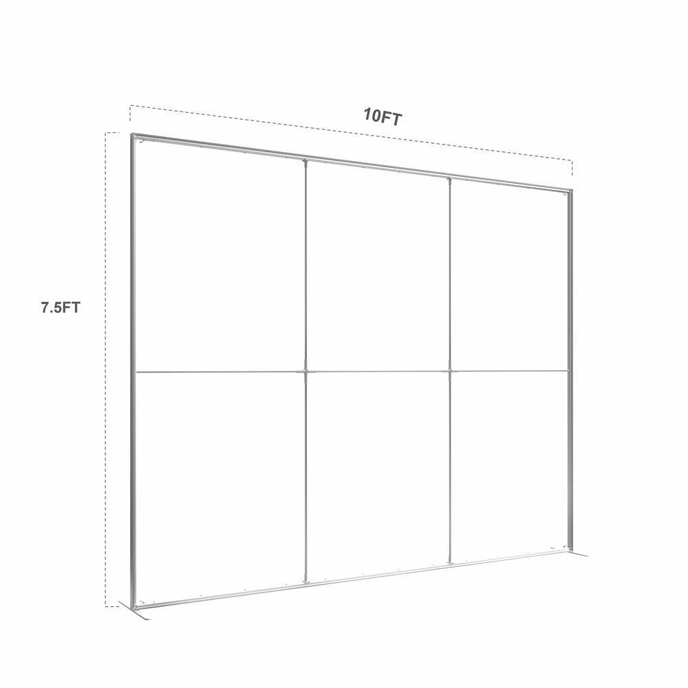 10ft U-Shaped Trade Show Booth with Closet — QSEG 40 Kit 106
