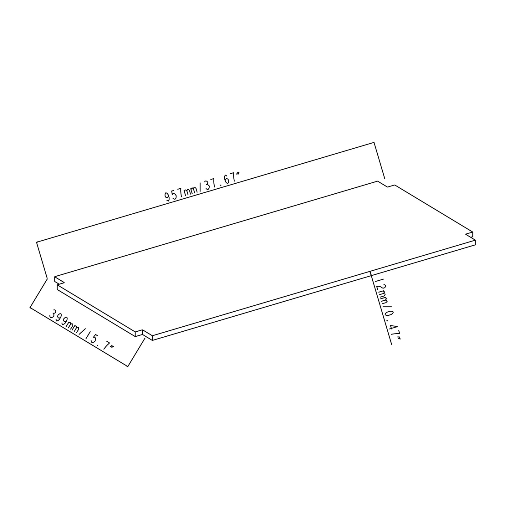 Modular Rack Shelf Add-On Kit