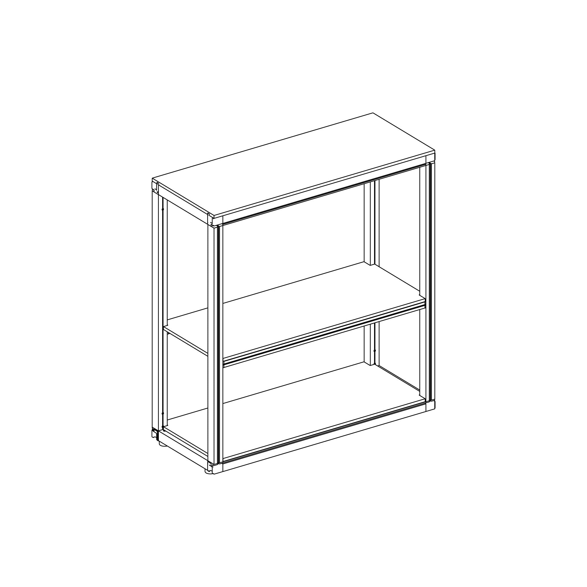 Modular Rack Counter with Panels