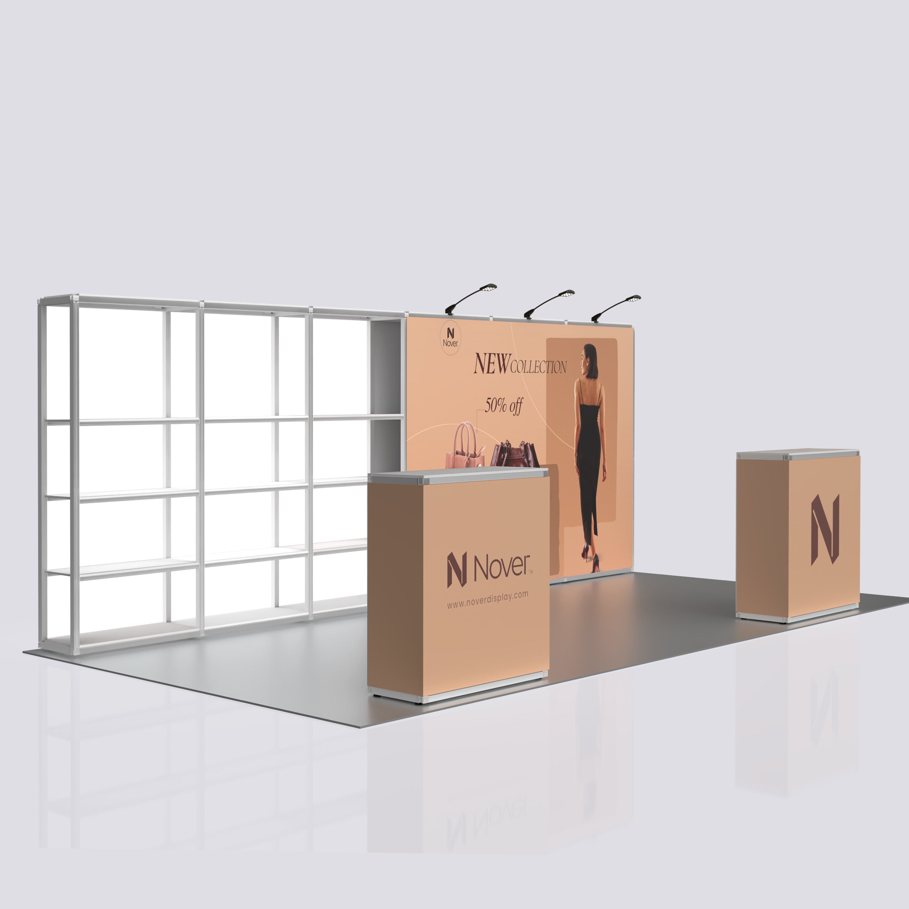 20ft Modular Rack Booth 01
