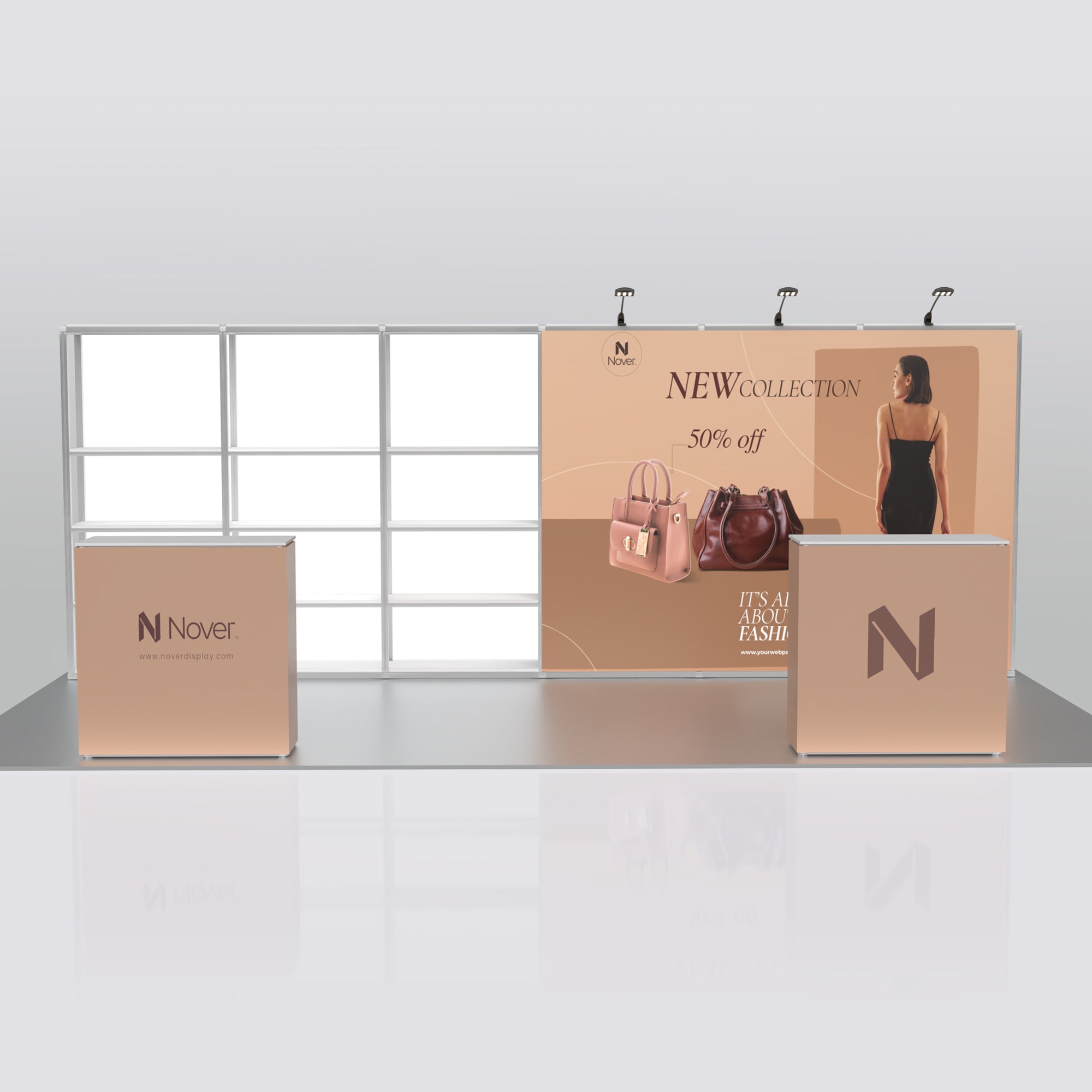 20ft Modular Rack Booth 01