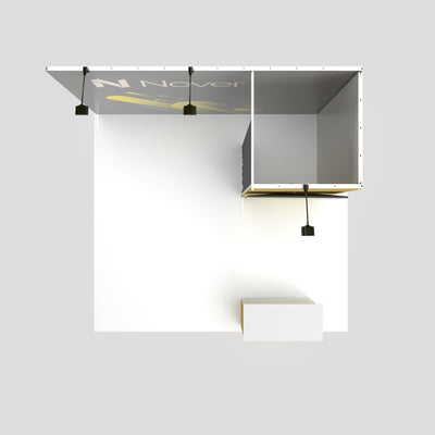 10ft Trade Show Booth with Closet — QSEG 40 Kit 103