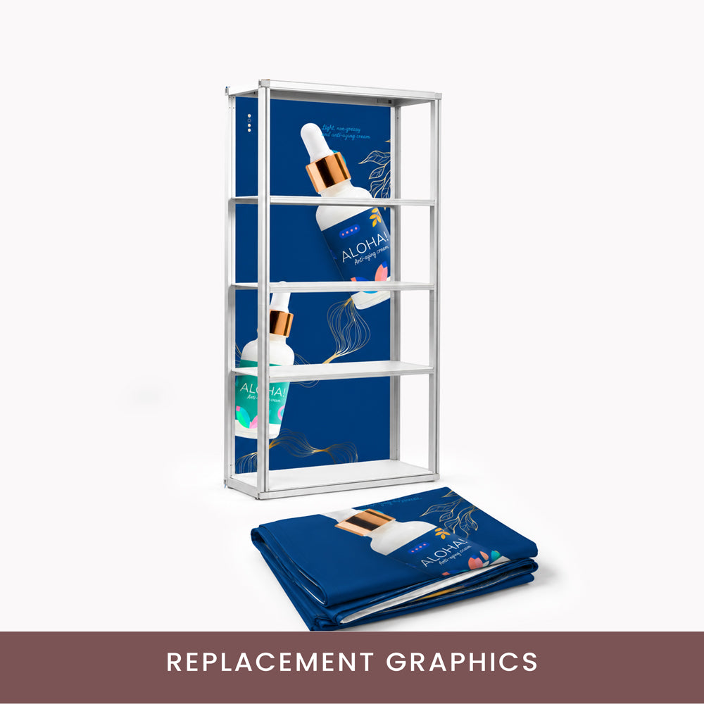 Background Custom Graphics for Modular Rack One Section