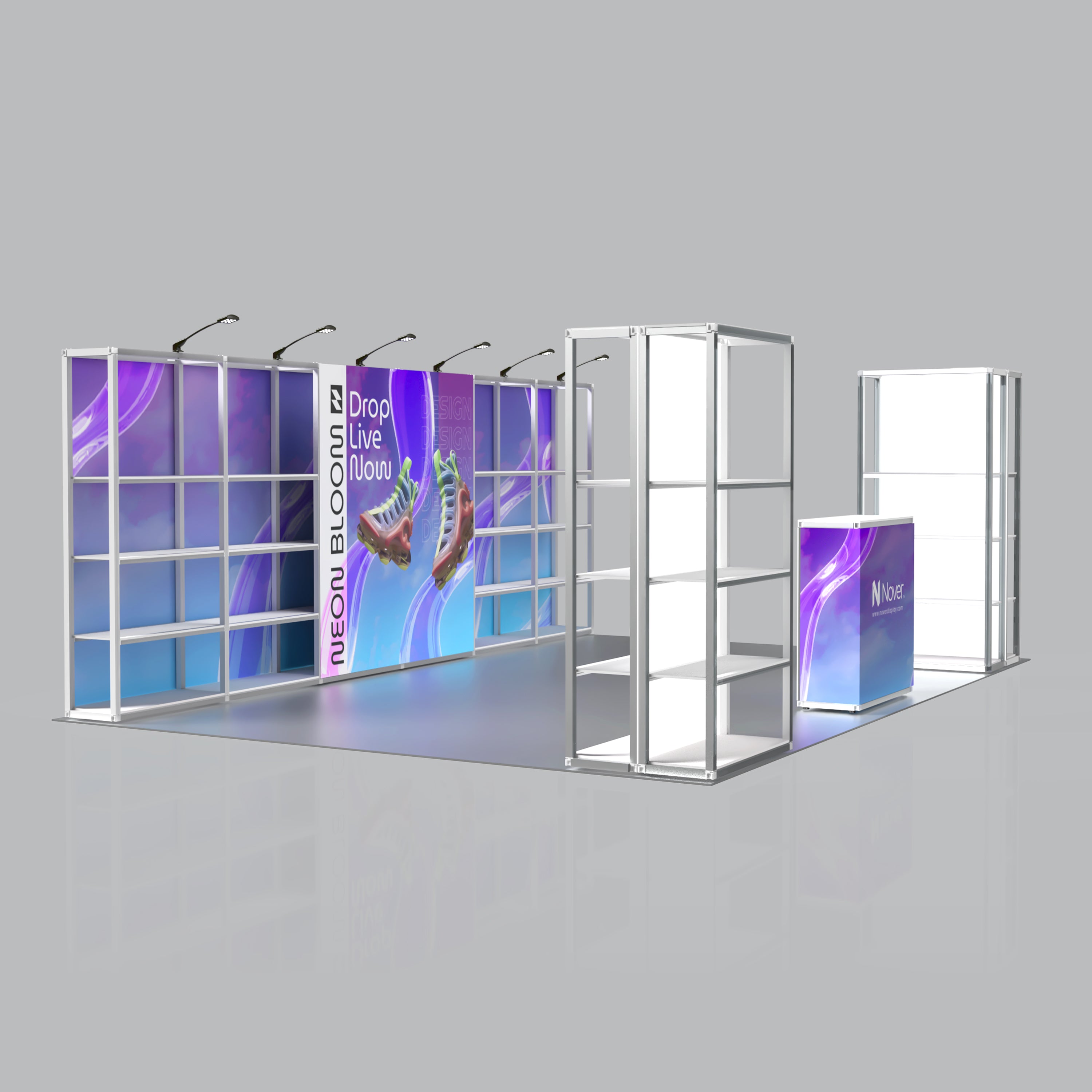 20ft Modular Rack Booth 02