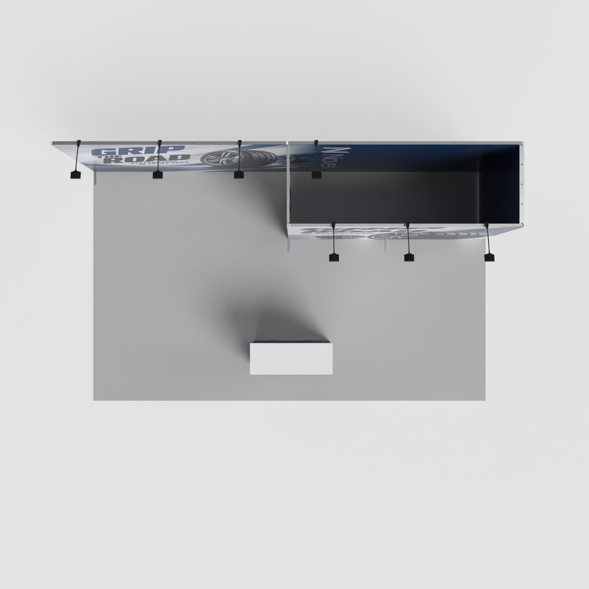 20ft Trade Show Booth with Large Closet — QSEG 40 Kit 211