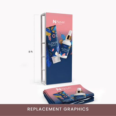 Front Side Custom Graphics for Modular Rack One Section