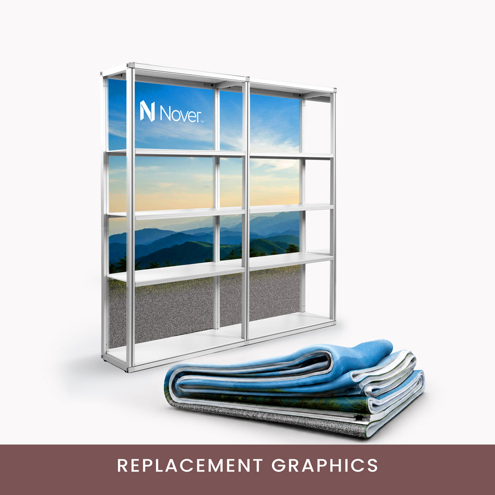 Background Custom Graphics for Modular Rack Two Section