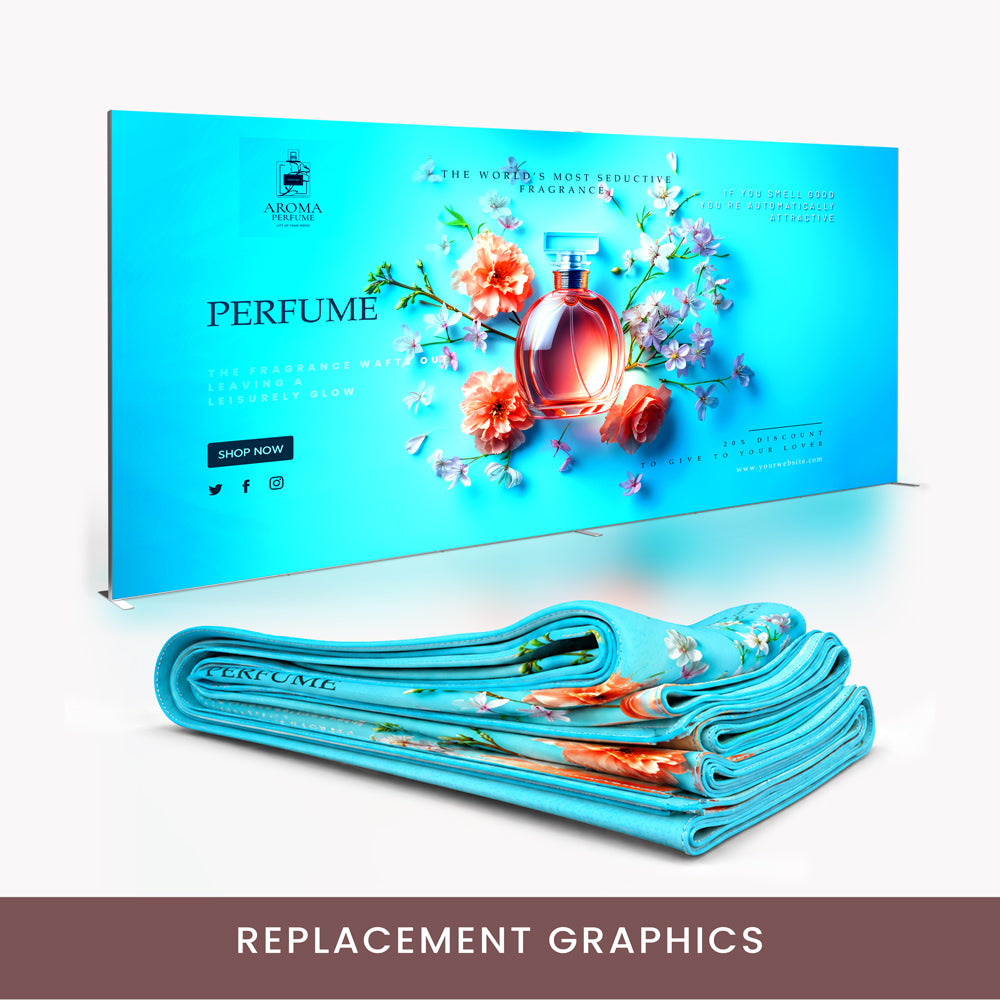 Replacement Graphics for 20ft Qseg 60 Single-Sided Light Box Backdrop