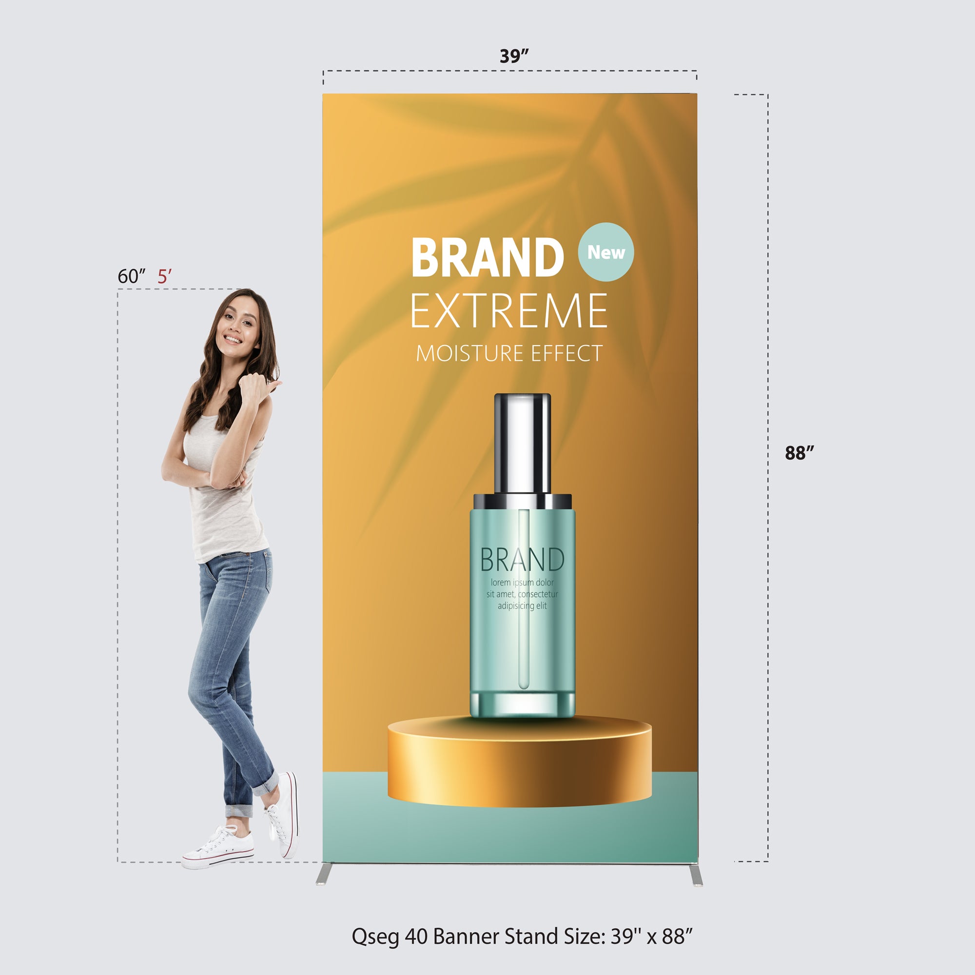 QSEG 40 SEG Banner Stand