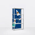 Modular Rack - 1 Section - 5 Tier Frame with Panels