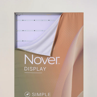 Single-sided SEG light box with optional rear graphic