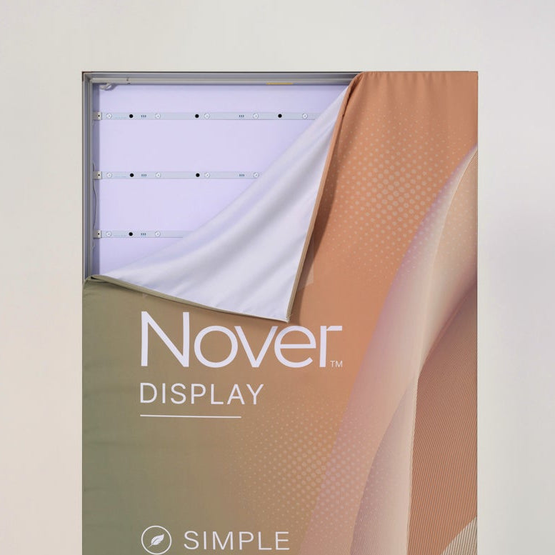 Single-sided SEG light box with optional rear graphic