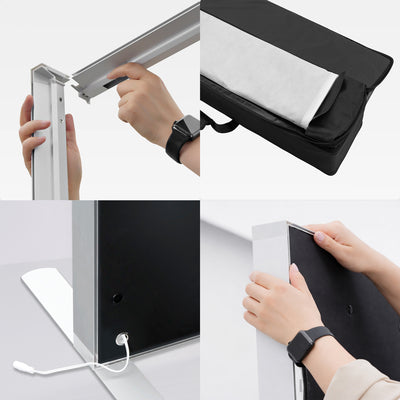 10ft Qseg 60 Light Box Booth 01