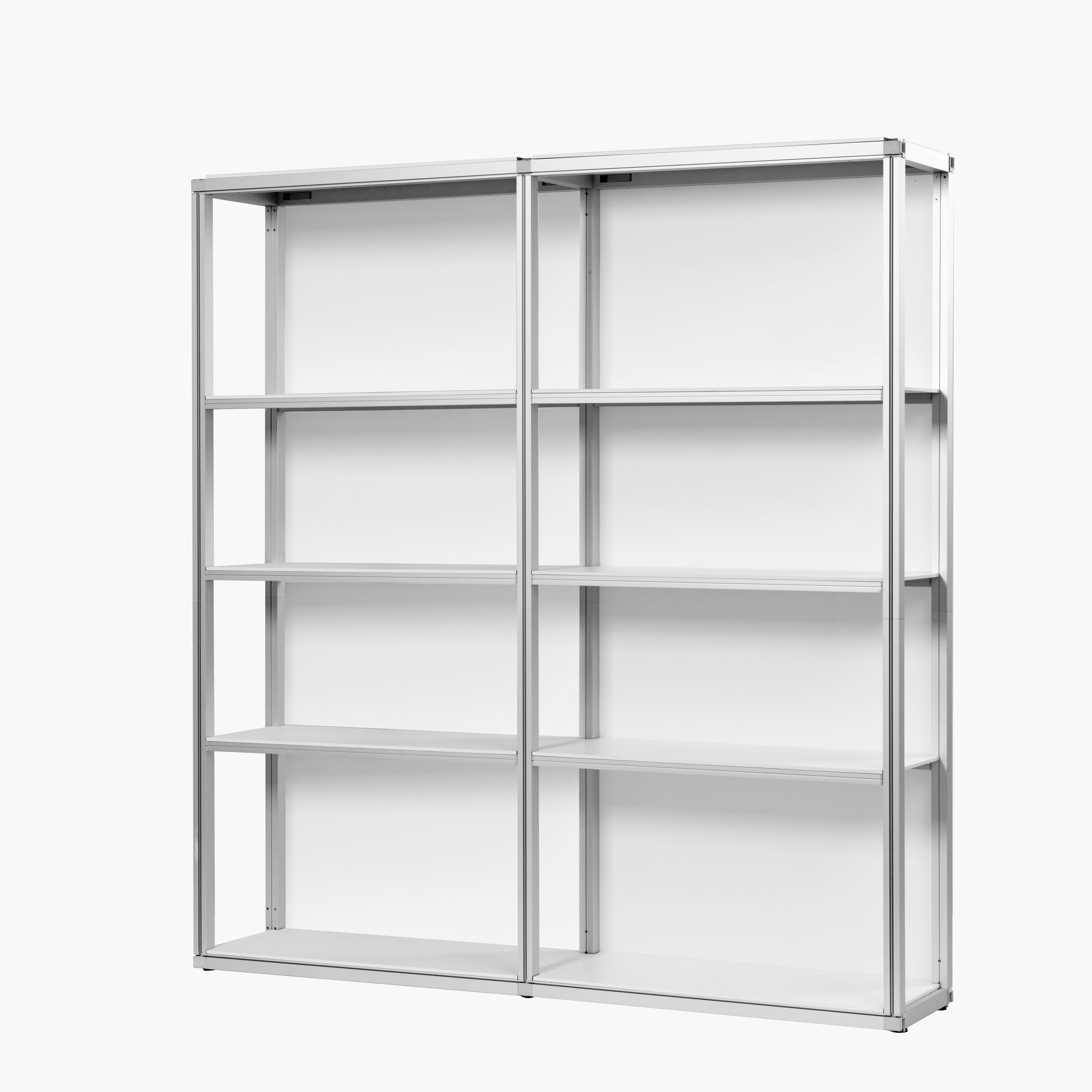 Modular Rack - 2 Section - 5 Tier Frame with Panels