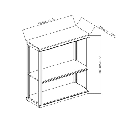 Dimensions of Modular Rack Counter: 39.37in wide by 41.22in high