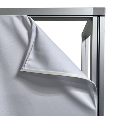 Modular Rack Back Fabric - White
